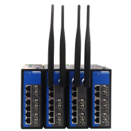 IES6100-6T3F-HV industrial managed Ethernet switch 6xRJ45 + 3xFX 220VAC/DC