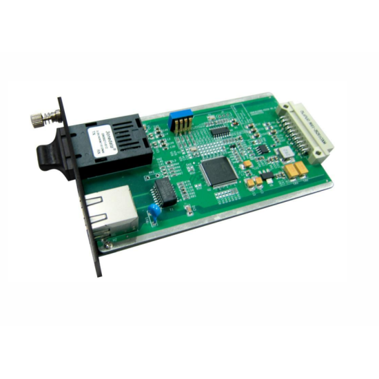ECU101-1F - Media Converter do zabudowy z 1 portem Fast Ethernet i 1 portem światłowodowym.