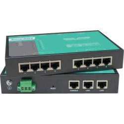 GW1118-8D(3IN1) - bramka szeregowa na Modbus z 8 portami RS-232/422/485 i 2 portami Ethernet, szeroki zakres temperatur GW1118-8D(3IN1) - bramka szeregowa na Modbus z 8 portami RS-232/422/485 i 2 portami Ethernet, szeroki zakres temperatur