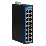 IES2100SL-16T-2LV - Switch Ethernet niezarządzalny 16-portowy, montaż szyna DIN, -40°C do +75°C