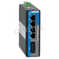 Switch przemysłowy, 4x100Mb/s, 1x światłowód, 12-48VDC, RZT od -40°C do +75°C - IES2105-4T1F