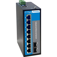 IES6000-8GT2HS – przemysłowy 10-portowy switch Gigabit z 2×2.5G SFP i podwójnym zasilaniem