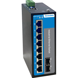 IES6000-8GT2HS – 10-port Gigabit managed switch with 2×2.5G SFP and dual power input