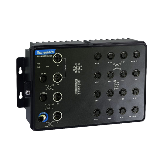 Przemysłowy switch Layer 3 ITxPT IP67 M12 – TNS5800B-16T4GT-P24 | Consteel Electronics