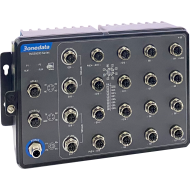 TNS5800D-16P4GT rugged EN50155 IP67 industrial M12 switch with 16×100M + 4×Gigabit with bypass