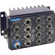 TNS5800D-8P4GT-P24 – 12-portowy przemysłowy switch EN50155 z PoE i M12, IP67