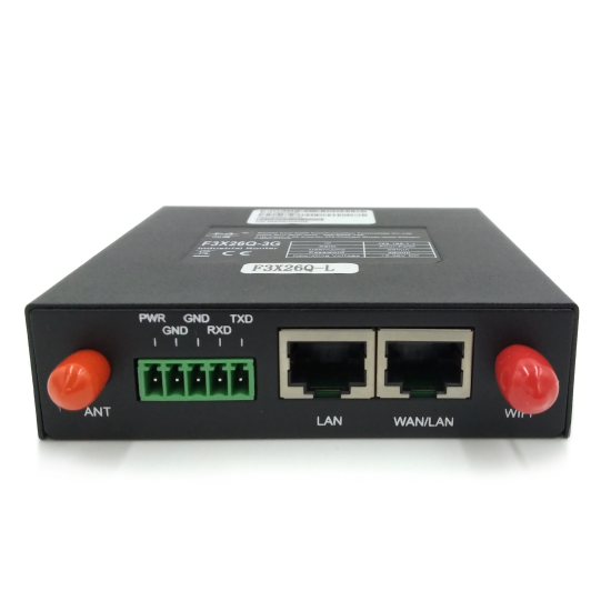 3G Industrial Router, 1x LAN, WiFi, optional dual-sim - F3X26Q-FL-3G