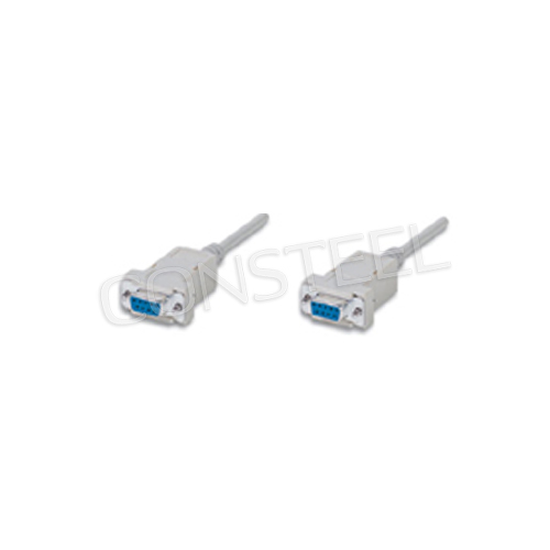 Null Modem Cable Fem/Fem, DSub 9 Pin AC34107
