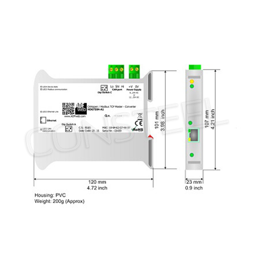 Gateway / Bridge CANopen to PROFIBUS