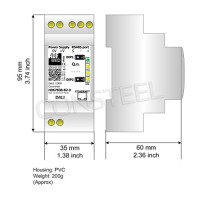 Industrial DALI to DMX converter - HD67838-B2