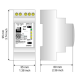 Konwerter Modbus RTU Master na MQTT, 1x RS-232, montaż szyna DIN