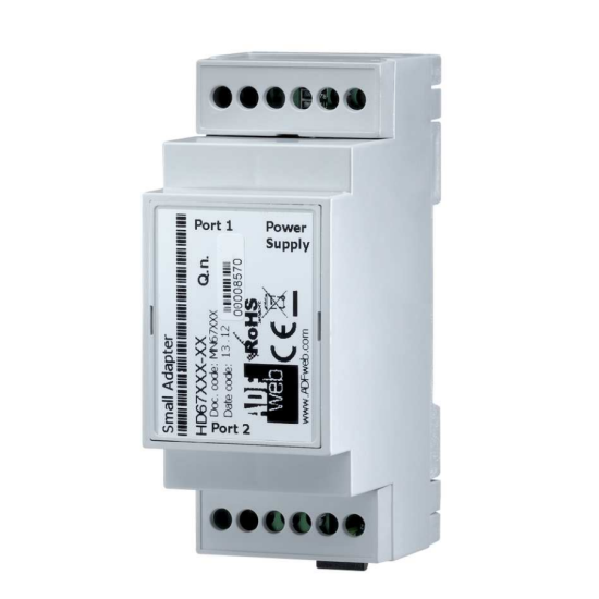 Konwerter Modbus RTU Slave na MQTT, 1x RS-485, , montaż szyna DIN