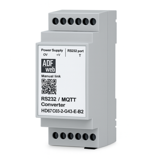 Konwerter RS232 na MQTT Broker – model HD67C03-2-G43-E-B2 | Consteel Electronics