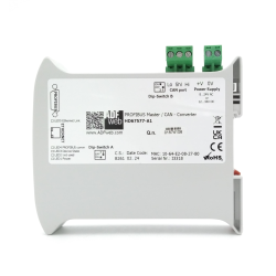 HD67577-A1 - PROFIBUS DPV0 master do CAN slave, potrójna izolacja, wąska obudowa, montaż na szynie DIN, mapowanie SDO/PDO