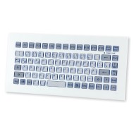 Membrane keypad with 83 keys, panel-mounted