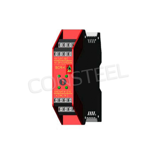Safety monitoring relay with combined Time Delay SCR4TD