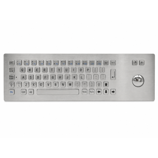 KB010 - Panel keyboard with trackball, 66 keys KB010 - Panel keyboard with trackball, 66 keys