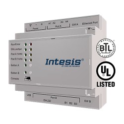 INBACDAL1280200 Bramka Intesis DALI-2 do BACnet/IP i MS/TP, zasilacz DALI