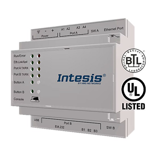 Bramka DALI-2 do BACnet – model INBACDAL1280200 | Intesis