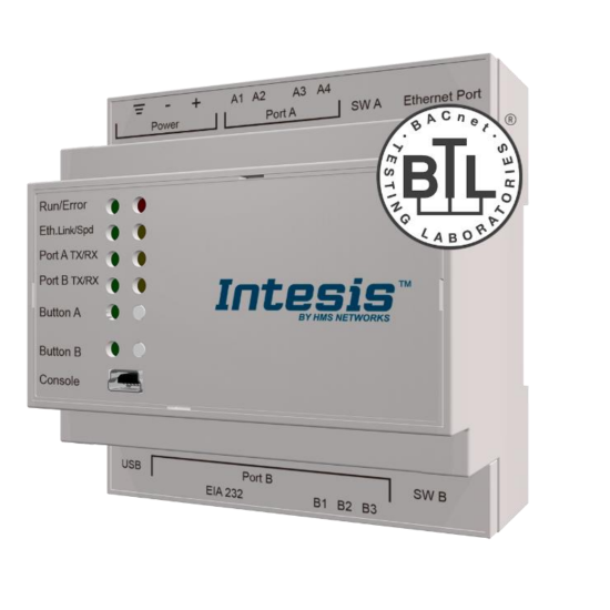 LonWorks do BACnet/IP i MSTP – model INBACLON3K00000 | Intesis by HMS