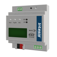 INKNXDAL0640300 – brama DALI-2 do KNX TP PRO, do 64 urządzeń, 8 czujników ruchu/światła, 100–240 V AC/DC
