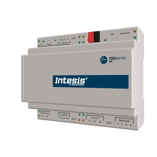 IN770AIR00SO000 - Przemysłowy uniwersalny moduł AC do KNX, Modbus i BACnet do 16 urządzeń