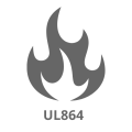 UL 864 certified (fire protection)