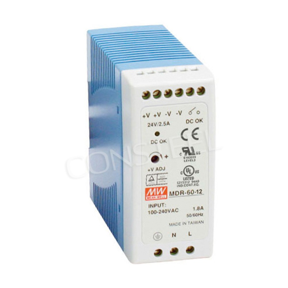 24V DC Din Rail Power Supply 15W - Compact Industrial Grade For Control Cabinets & Equipment