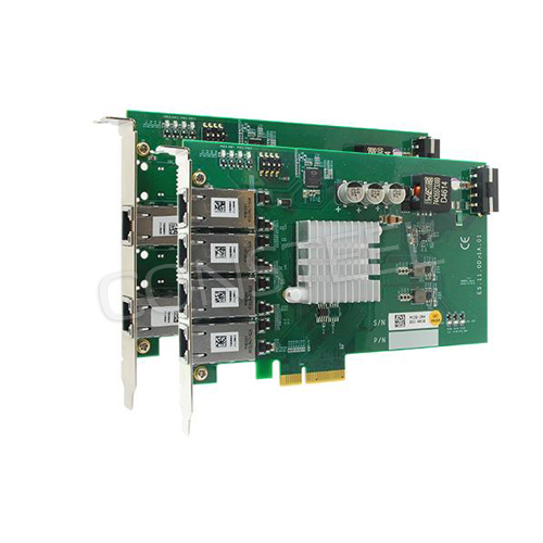 4Port Gigabit 802.3at PoE+ Frame Grabber Card PCIePoE354at