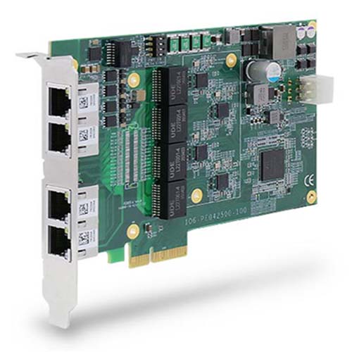 4-port 2.5GBASE-T Network Adapter with IEEE 802.3bt PoE++ Capability