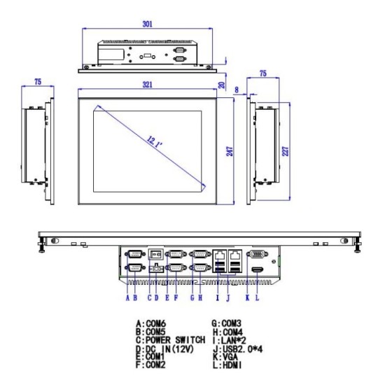 Panel PC TPC6000-C122-LH