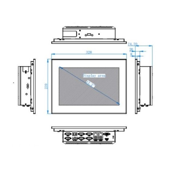 Komputer panelowy TPC6000-C122W-L