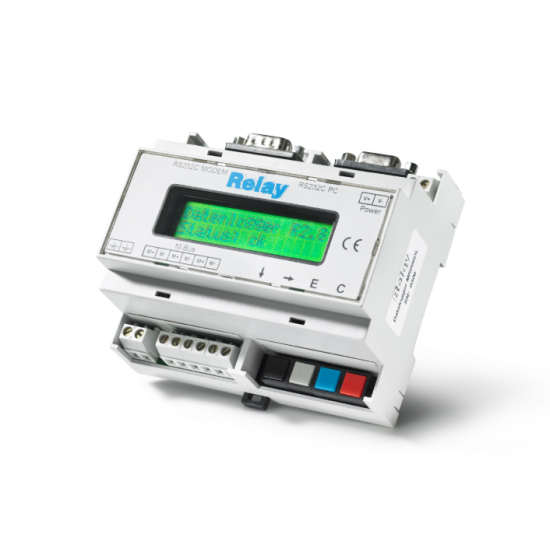 Wyświetlacz zdalny M-Bus z klawiaturą i LCD – model MR005FA | Relay