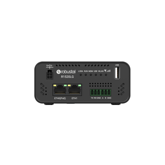 Gateway LoRaWAN, Dual SIM, VPN, PoE, Ethernet, RS232/RS485