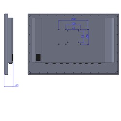Komputer panelowy  FIP-24WHS