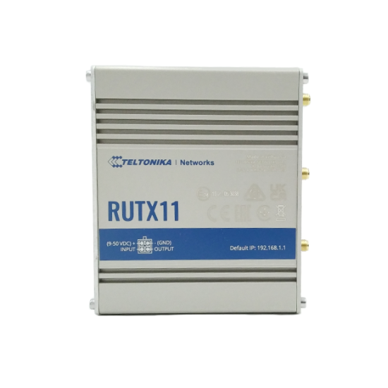 Przemysłowy router z modemem LTE, 4x Gigabit Ethernet,  Wi-Fi, Bluetooth - RUTX11
