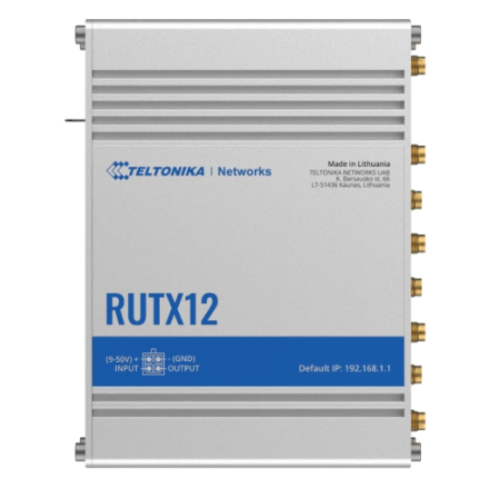 Router przemysłowy z podwójnym modemem LTE - RUTX12
