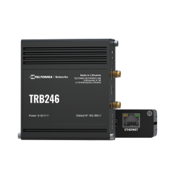 Przemysłowa bramka LTE 4G z Ethernet, RS232 i RS485 do aplikacji IoT i automatyki – TRB246