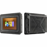 Industrial 7″ panel-mount monitor with IP65 front, HDMI/VGA/DP - 070-M28 