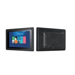 Industrial 10.1″ panel-mount monitor with IP65 front, HDMI/VGA/DP - 101-M28