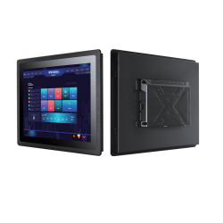 Industrial 15″ panel-installation monitor with IP65 front, HDMI/VGA/DP - 150-M28