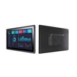 Industrial 21.5″ full HD panel-installation monitor with IP65 front, HDMI/VGA/DP - 215-M28