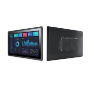 Industrial 23.8″ full HD panel-installation monitor with IP65 front, HDMI/VGA/DP - 238-M28