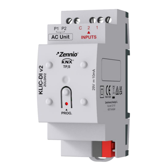 KLIC-DI v2 bramka KNX do jednostek Daikin VRV i SKY Gateway KNX do klimatyzacji Daikin VRV i SKY – model KLIC-DI v2 | Zennio