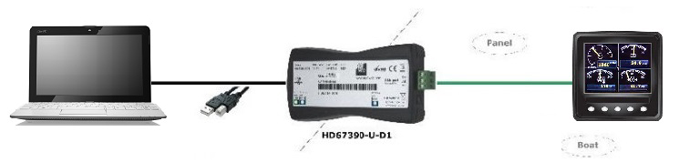 HD67390-U-D1 - Kонвертер CAN в USB 