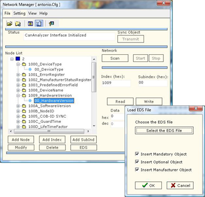 HD67316-E-A1 - Промышленный анализатор CAN и DeviceNet