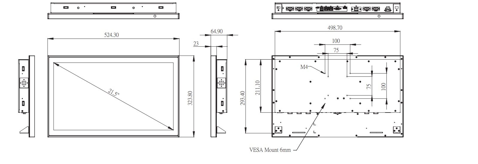 rysunek techniczny PCC-172 wymiary