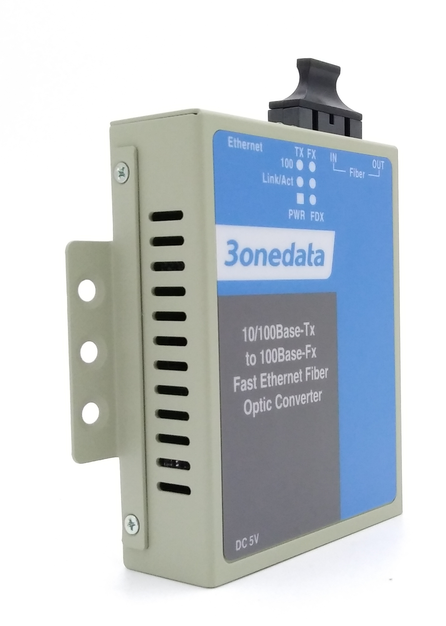 media converter for industrial applications single-mode fiber