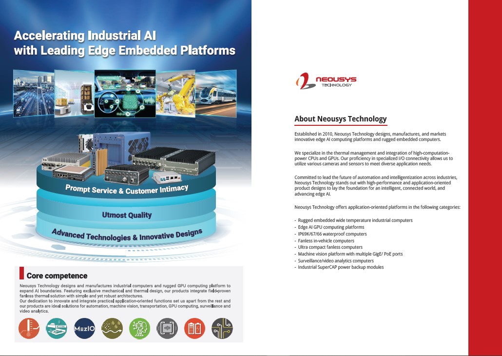 Neousys katalog komputery przemysłowe