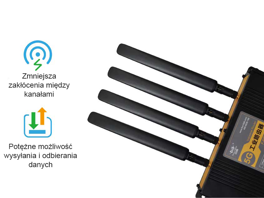 5G router for industrial applications